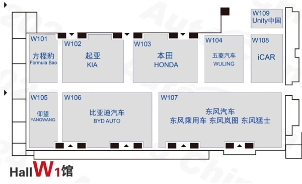 2024北京国际车展展位图公布：小米、智己“冤家聚头”