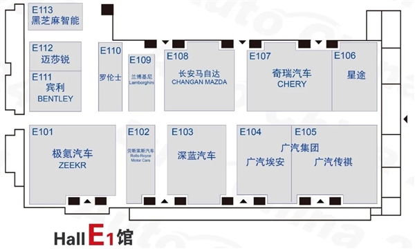 2024北京国际车展展位图公布：小米、智己“冤家聚头”